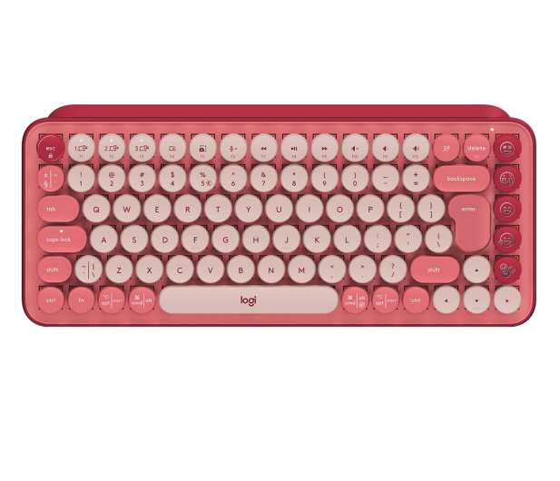 LOGITECH POP KEYS Coral Rose US INTL - 716622 - zdjęcie